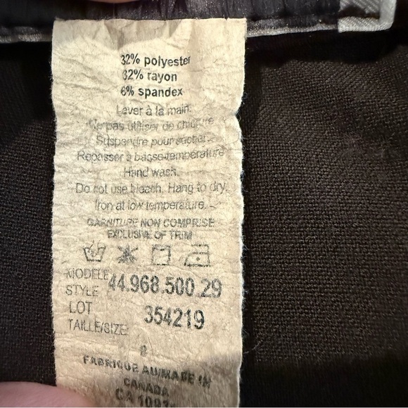 Laura Petite Flare Skirt A-Line Brown Midi Flowy Side Zipper Office Size 8 - Picture 10 of 10